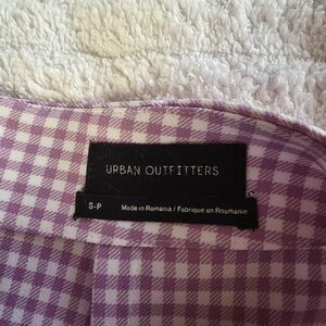 Urban Outfitters Purple Gingham Skirt
